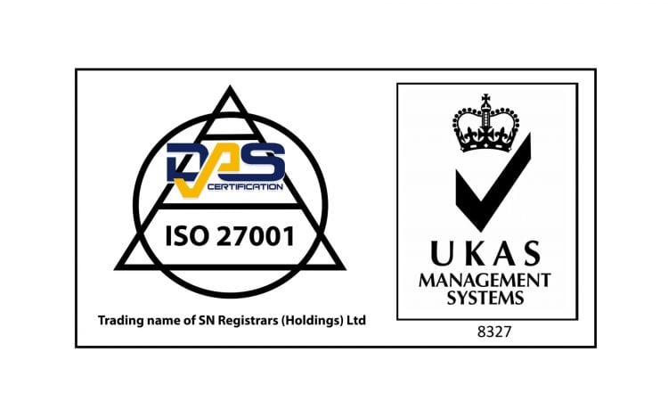 ISO 27001 certified company